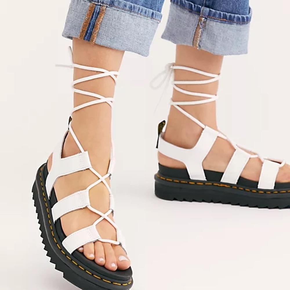 Dr Marten Nartilla Sandals White size 7